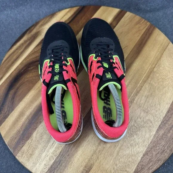 New Balance Womens Hanzo S WHANZSP1 Black Running Shoes Sneakers Size 10B - Picture 7 of 10